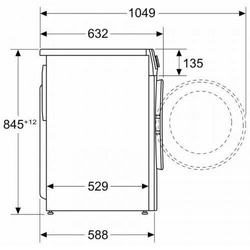 Lavadora Carga Frontal Balay 3TS285BS