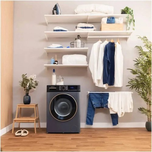 Lavadora Carga Frontal Cecotec Bolero DressCode 10610 Inverter Ice Blue A