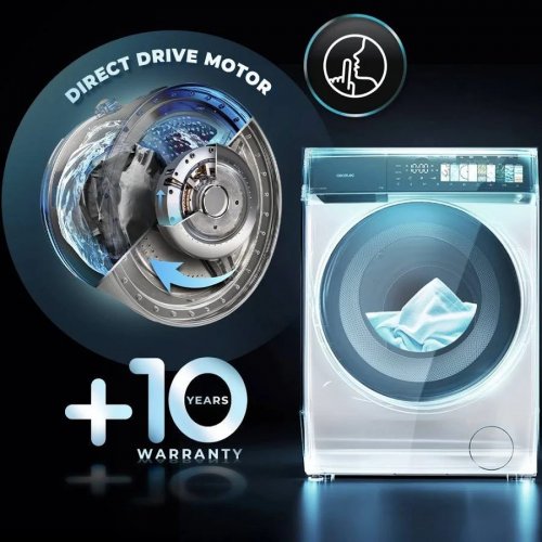 Lavadora Carga Frontal Cecotec Bolero DressCode 9970 Direct Drive