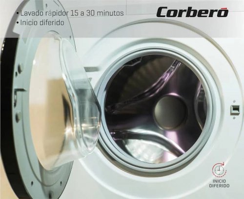 Lavadora Carga frontal Corbero clt904vin