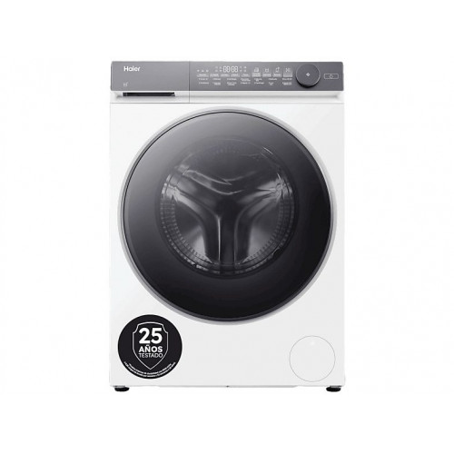 Lavadora carga frontal - Haier X7 Series HW120-B14367U-IB, 12 kg, 1400 rpm, Función Vapor, ABT Anti-bacterias, Blanco