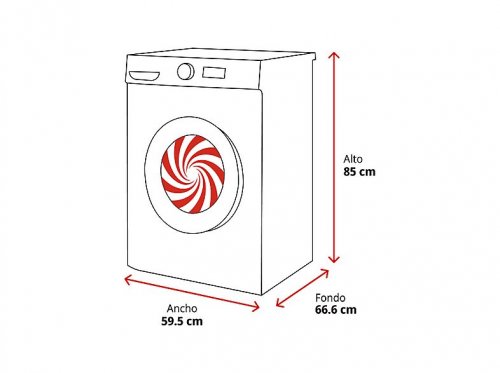 Lavadora carga frontal - Haier X7 Series HW120-B14367U-IB, 12 kg, 1400 rpm, Función Vapor, ABT Anti-bacterias, Blanco
