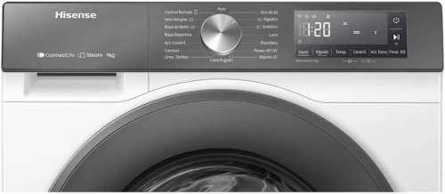 Lavadora Carga Frontal Hisense WF3S9043BW7