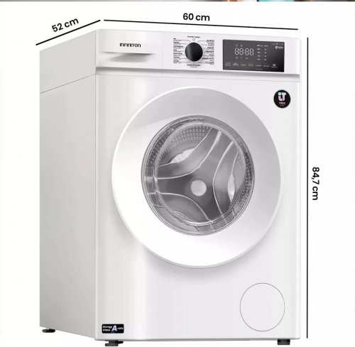 Lavadora Carga Frontal Infiniton WM-F84AWH