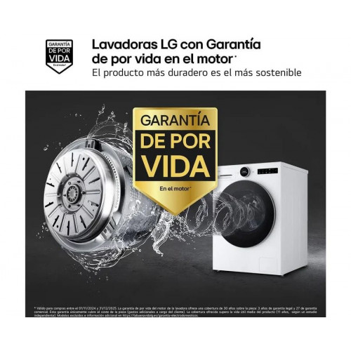 Lavadora carga frontal LG f4x7511tws