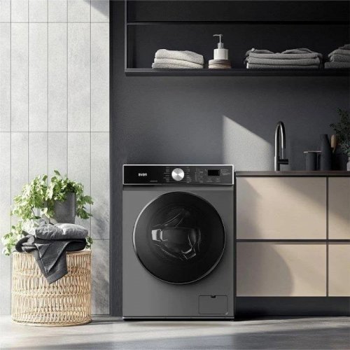 Lavadora Carga Frontal Svan SL8202AIDVBX Inox