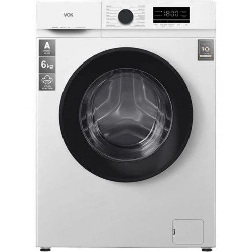 Lavadora carga frontal Vok EVW-6bawl2410 6kg 14 Programas A blanco