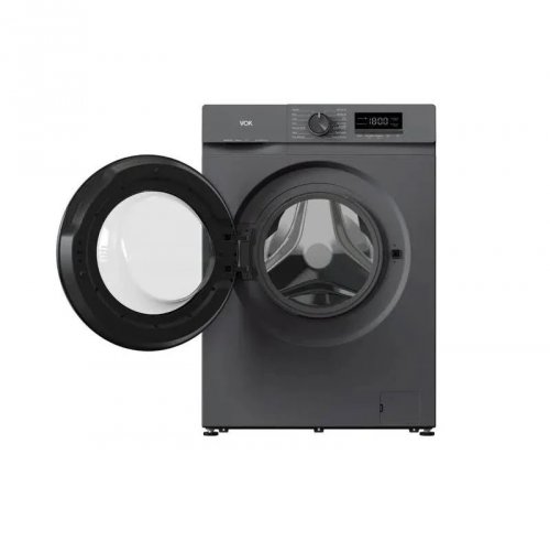 Lavadora carga frontal VOK EVW-8BAGL2412 8kg 1200 rpm 14 programas A Gris 60 cm