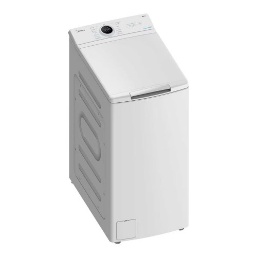 Lavadora carga superior Midea 6 kg / 1.200 rpm - MF100T60B/W- ES Blanco