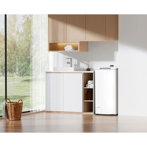 Lavadora carga superior Midea 6 kg / 1.200 rpm - MF100T60B/W- ES Blanco