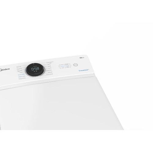 Lavadora carga superior Midea 8 kg / 1.300 rpm - MF100T80B/W-ES Blanco