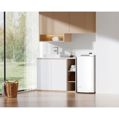 Lavadora carga superior Midea 8 kg / 1.300 rpm - MF100T80B/W-ES Blanco