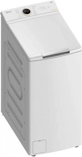 Lavadora carga superior Midea MF100T80B/W