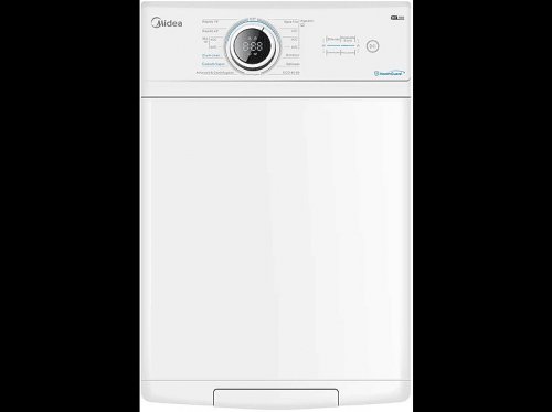 Lavadora carga superior Midea MF100T80B/W