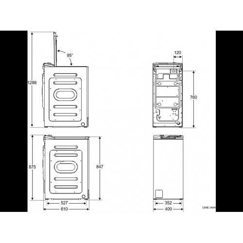 Lavadora carga superior ok OWM 6213 C 6 kg