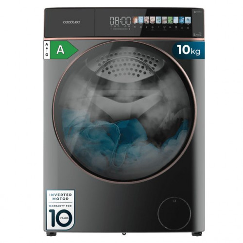 LAVADORA CECOTEC 10KG CLASE A INVERTER 1400 RPM