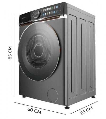 Lavadora Cecotec Bolero Dresscode 12500 Inverter Steel