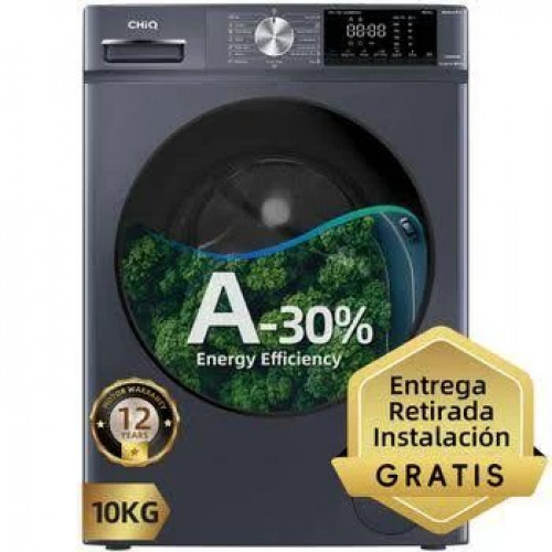 Lavadora Chiq 10 kg 1400 Rpm