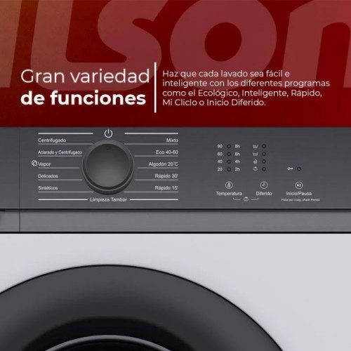 Lavadora de 10 kg Nilson Carga Frontal NL10400AI