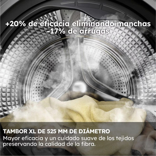 Lavadora Haier 8kg /1400 rpm, Motor Inverter, X5 Series - HW80-BP14357TUIB Blanco