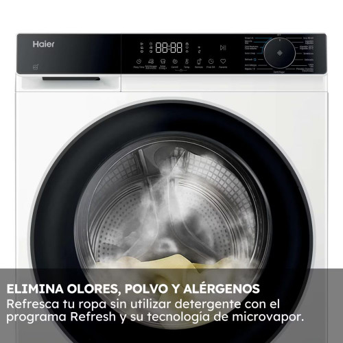 Lavadora Haier 8kg /1400 rpm, Motor Inverter, X5 Series - HW80-BP14357TUIB Blanco