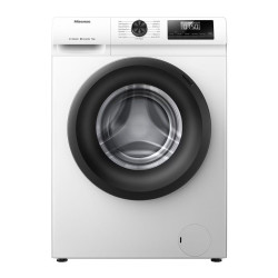 Lavadora Hisense 9 Kg / 1.400 rpm, Vapor Serie 1Q- WF1Q9041BW Blanco