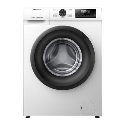 Lavadora Hisense 9 Kg / 1.400 rpm, Vapor Serie 1Q- WF1Q9041BW Blanco