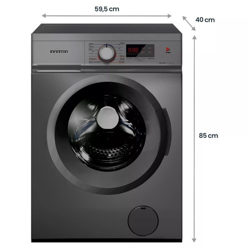 Lavadora Infiniton WM-D61DPE D 6Kg 1000Rpm Inox