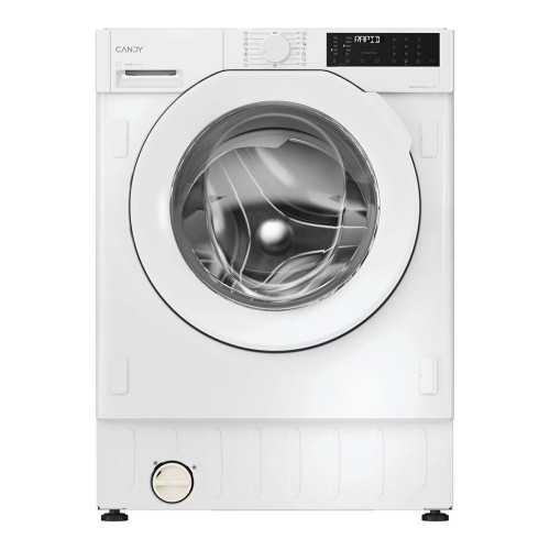 Lavadora Integrable Candy 8 kg/1.600 rpm, Pro-Wash 400, Vapor, Motor Inverter - BC4S68M6D8J-S Blanco