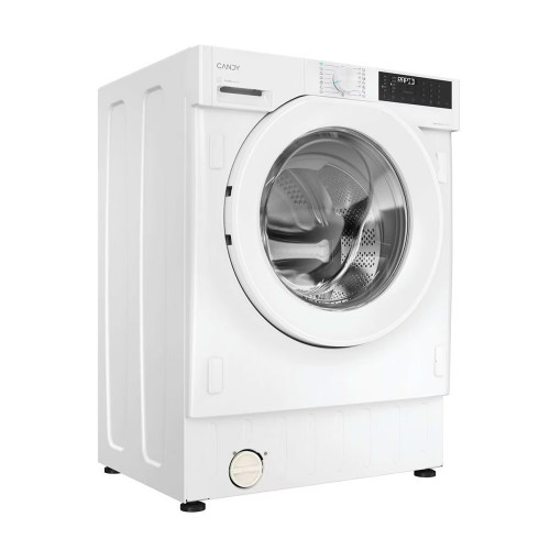 Lavadora Integrable Candy 8 kg/1.600 rpm, Pro-Wash 400, Vapor, Motor Inverter - BC4S68M6D8J-S Blanco