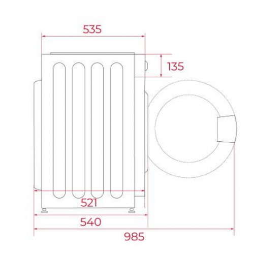 Lavadora Integrable Teka WMI 40841 W SP B 8Kg 1400Rpm