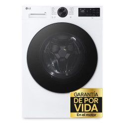 Lavadora Inteligente LG, AI Direct Drive, TurboWash 360º, 8kg / 1200rpm, Serie 500 - F2X50S8TLB Blanco