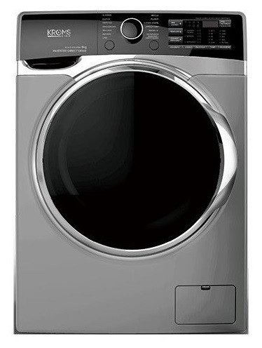 Lavadora Kromsline KLA-E-819-IX-BK + TV Nevir NVR-7710-24RD2-N