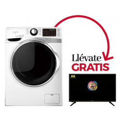 Lavadora Kromsline KLA-E-916-W + TV Nevir NVR-7710-24RD2-N