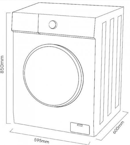 Lavadora Kromsline KLA-E-916-W + TV Nevir NVR-7710-24RD2-N