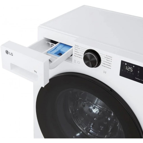 Lavadora LG 9Kg 1200RPM Blanca f2x50s9tlb