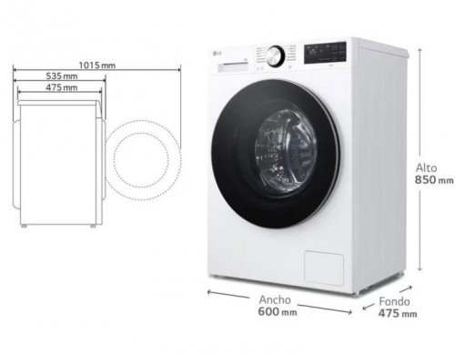 Lavadora LG F2X50S8TLC