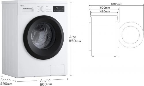 Lavadora LG F4A1009NWK