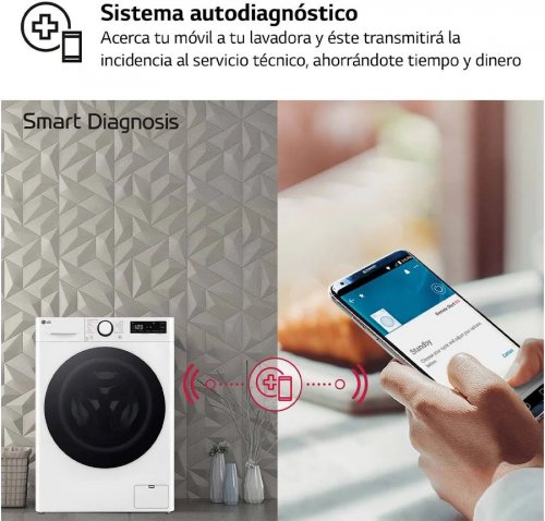 Lavadora LG F4WR6009A0W