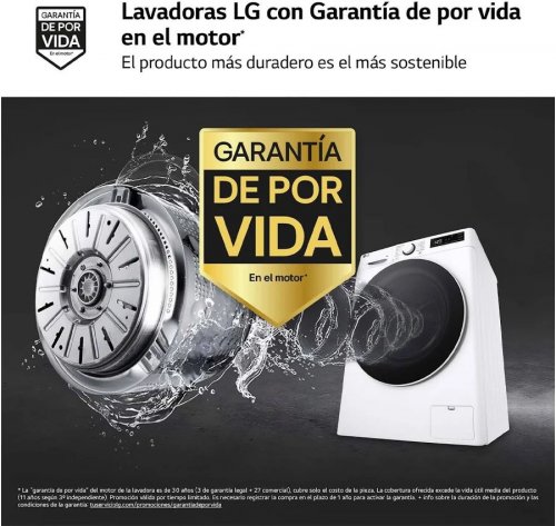 Lavadora LG F4WR6009A0W