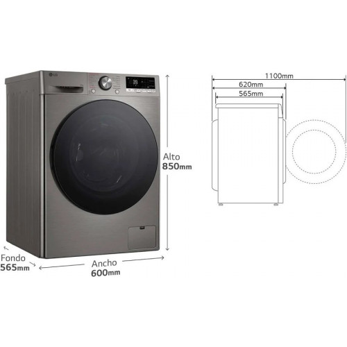 Lavadora LG F4WR7010AGS