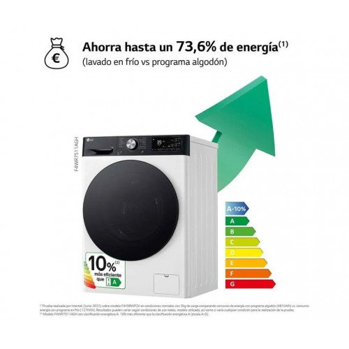 Lavadora LG F4WR7511AGH