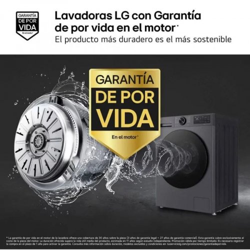 Lavadora LG f4x5009tbb