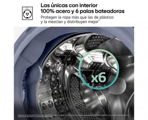 Lavadora LG f4x5009tbb