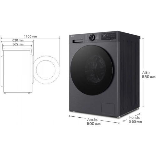 Lavadora LG F4X5009TSC 9k