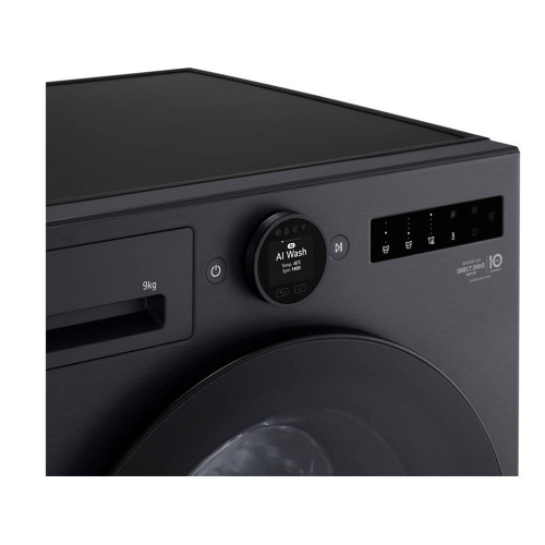 Lavadora LG F4X7009TBB (9 kg - 1400 rpm - Negro)
