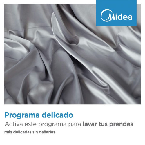 Lavadora Midea 10 Kg/1.400 rpm Power Mix - MF110W100BA10/W-ES Blanco