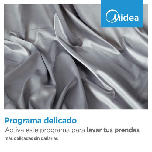Lavadora Midea 8 kg/ 1.200 rpm- MF100W80B/1/W-ES Blanco