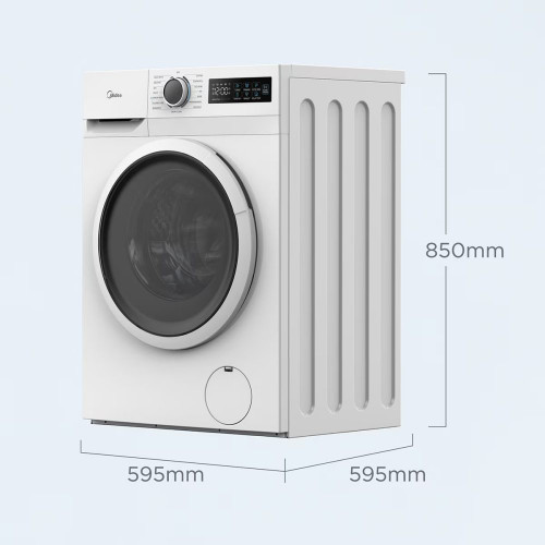 Lavadora Midea 8 Kg/1.400 rpm Power Mix - MF110W80BA10/W-ES Blanco