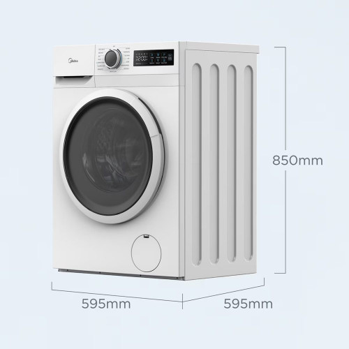 Lavadora Midea 9 Kg/1.400 rpm Power Mix - MF110W90BA10/W-ES Blanco